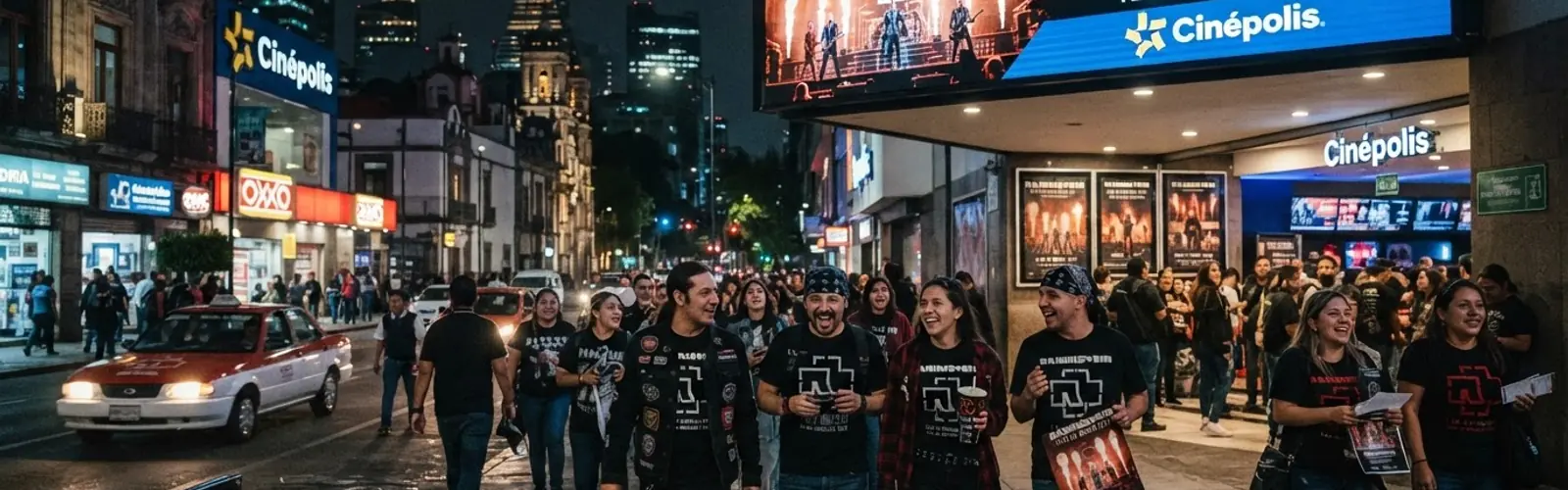 Rammstein estrena en cines la película de su concierto 'Live in Mexico City'