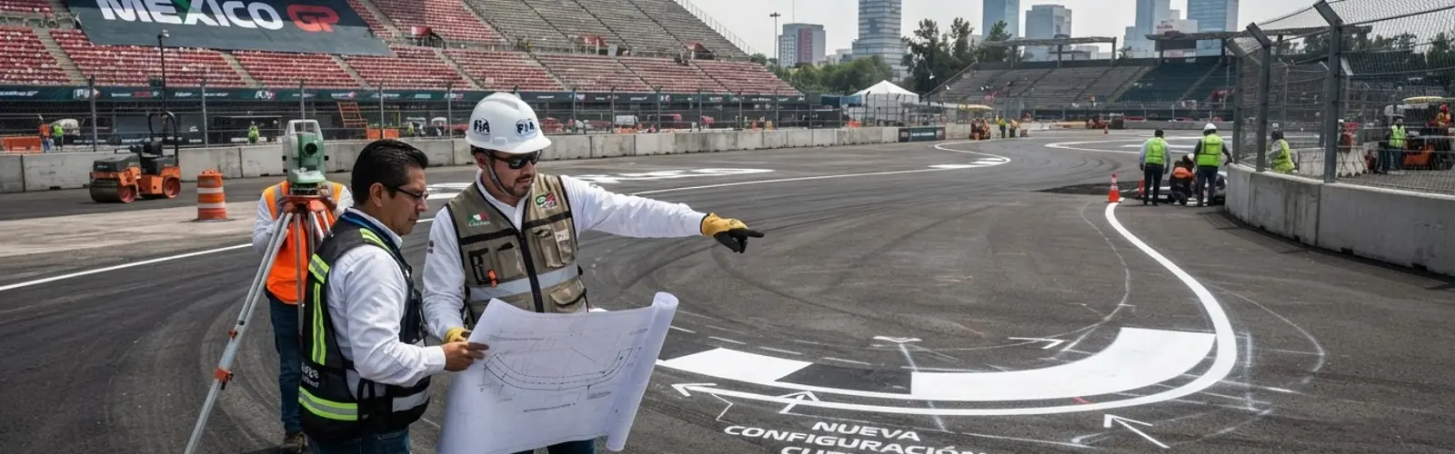 Anuncian modificaciones en el trazado del Autódromo Hermanos Rodríguez en Mexico City