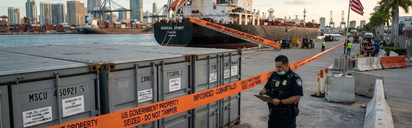 US Government Seizes Fuel Shipments Allegedly Bound for Cuba