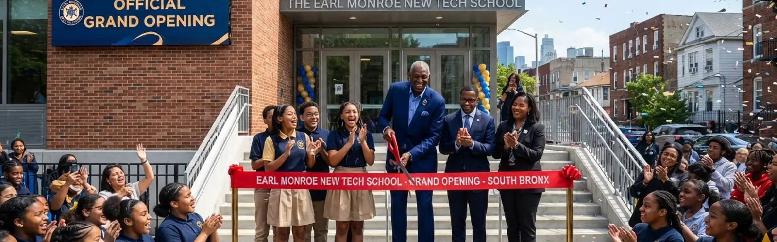 New Earl Monroe School campus opens for students in the South Bronx