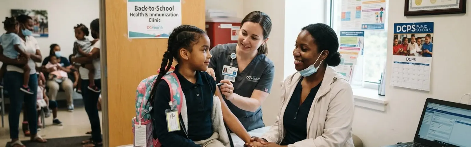 Focus on back-to-school health check-ups and vaccinations in Washington DC