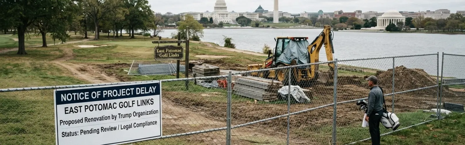 Trump Organization's renovation of East Potomac Golf Links faces potential delays