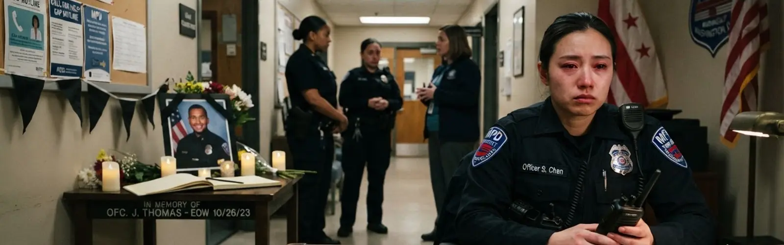 DC police officer dies from gunshot wound inside Northwest police station