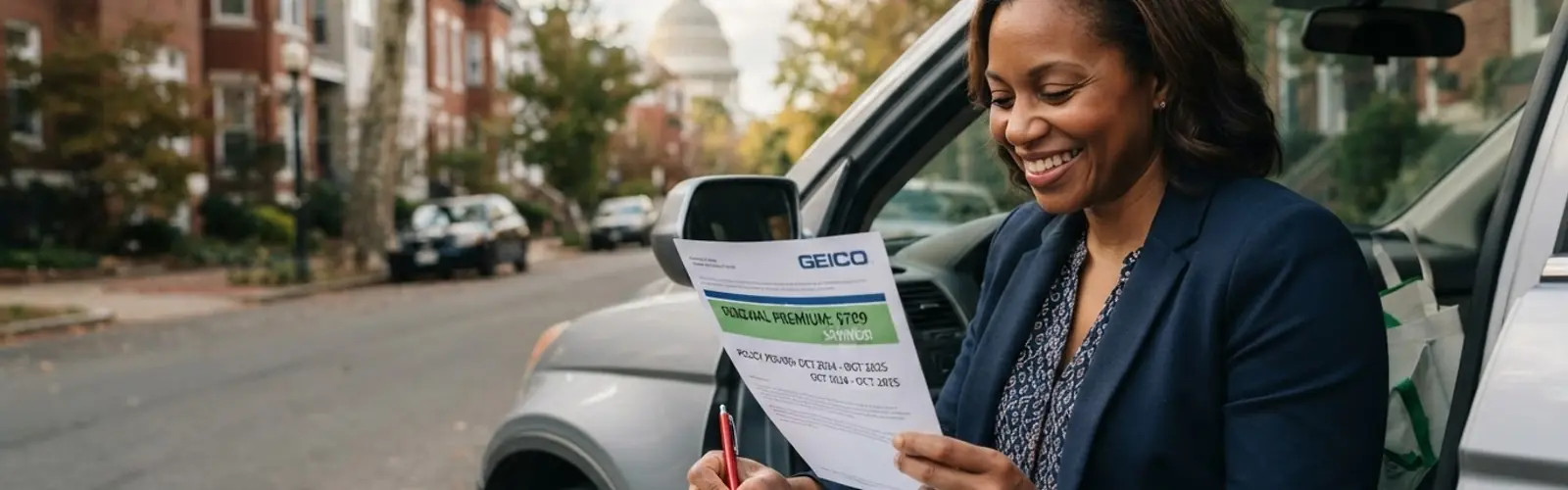 Car insurance rates are improving for drivers in the Washington DC area
