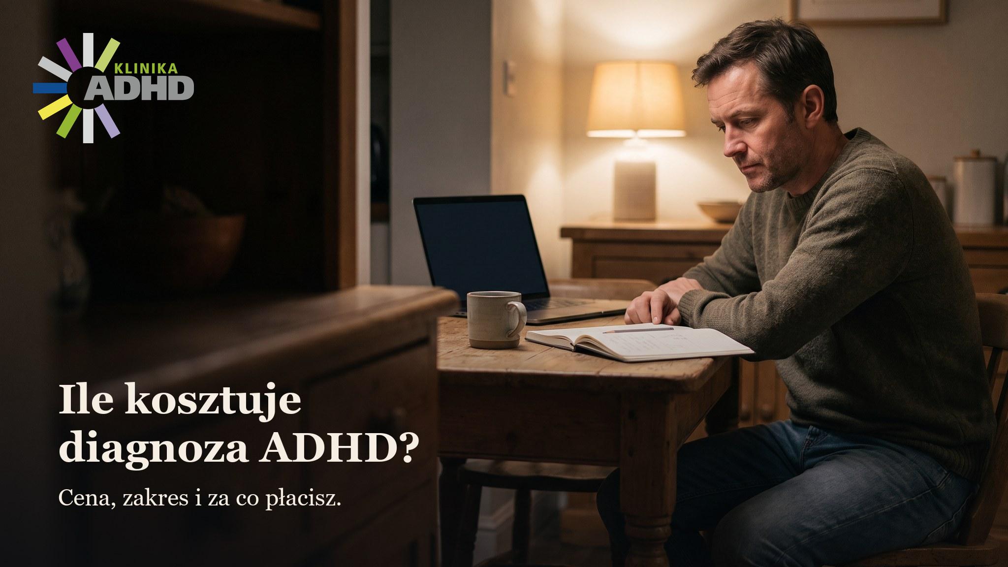 Ile kosztuje diagnoza ADHD u dorosłych? Cena i z czego wynika