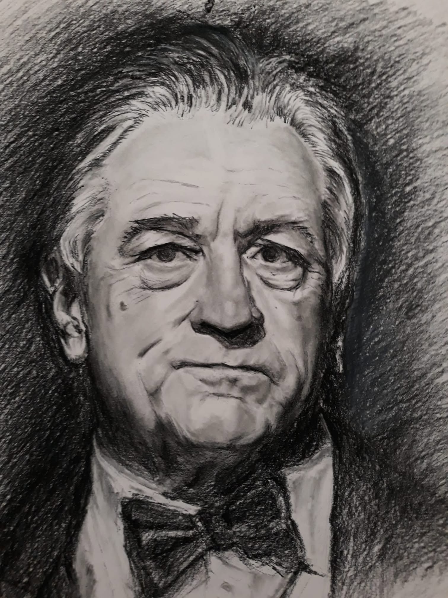 robert de niro ritratto, disegno, matita, klirò, clizia omarini, arte, scuola di disegno, pittura, lezioni, roma