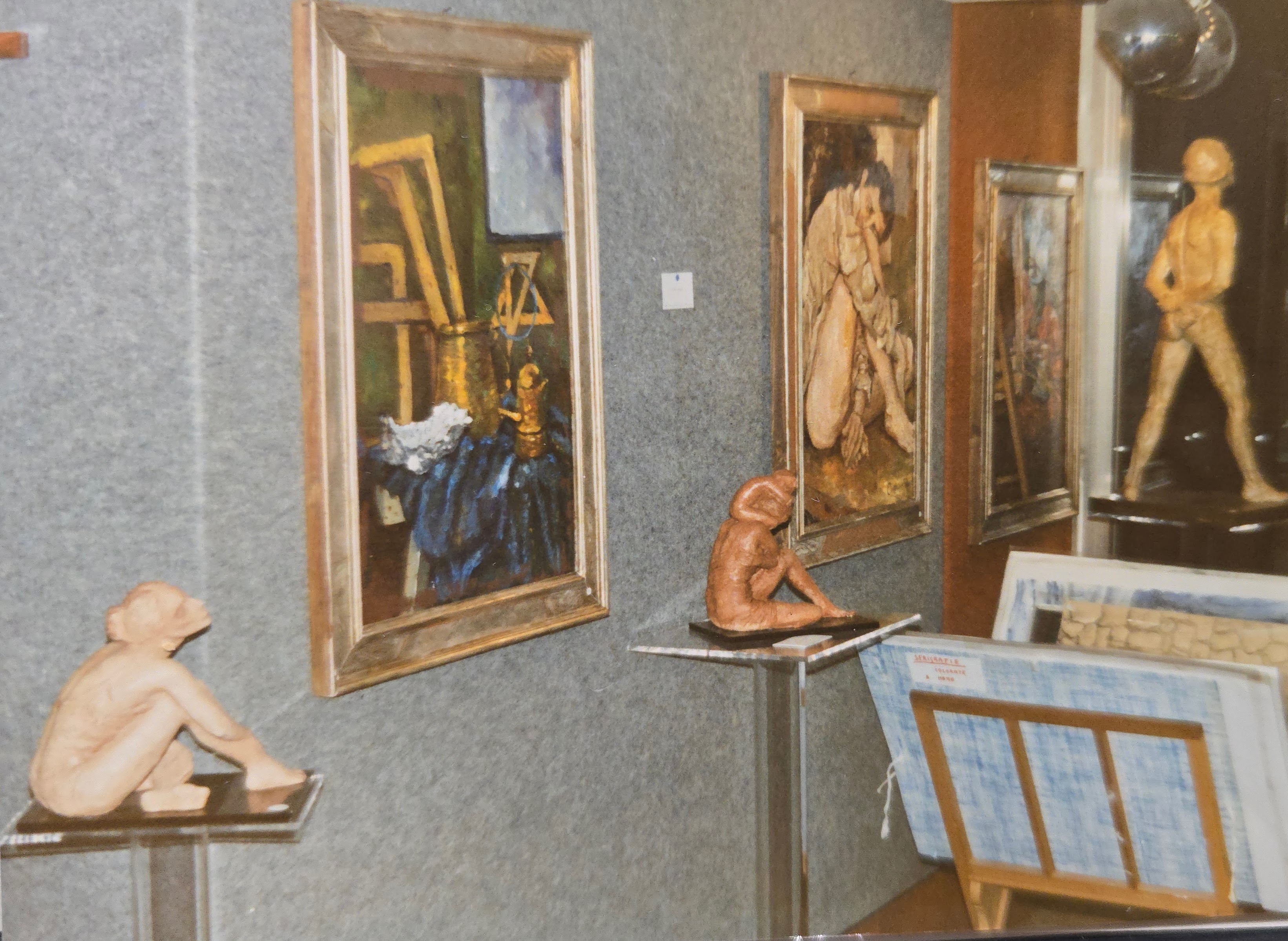 Mostra personale di Klirò tenutasi a Latina negli anni '80