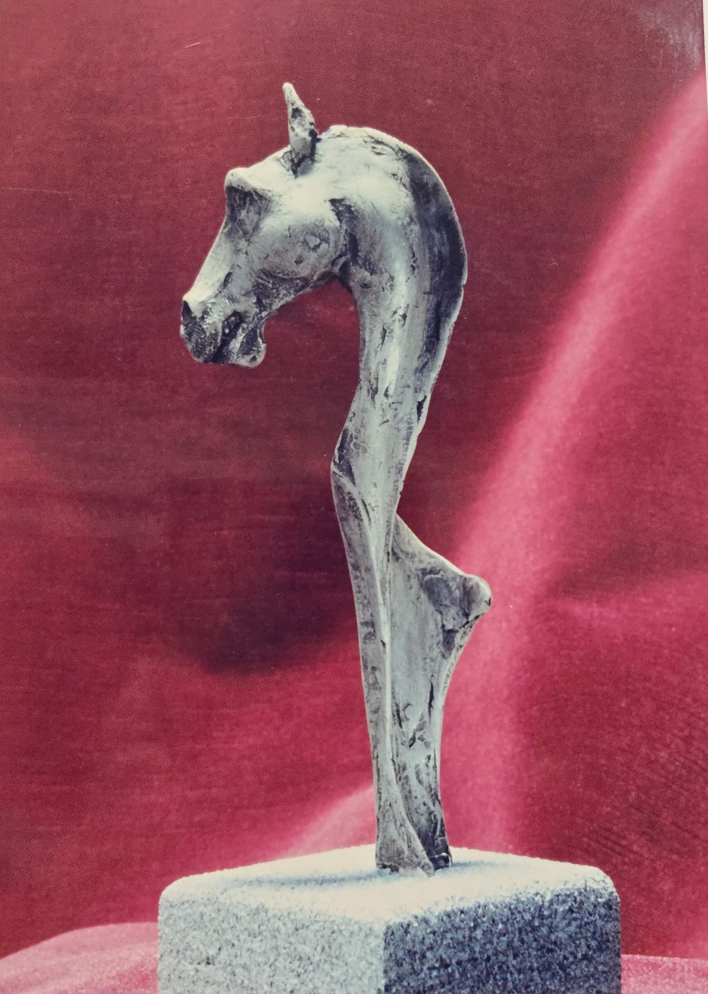Pezzo per scacchiera Cavallo in bronzo di Klirò