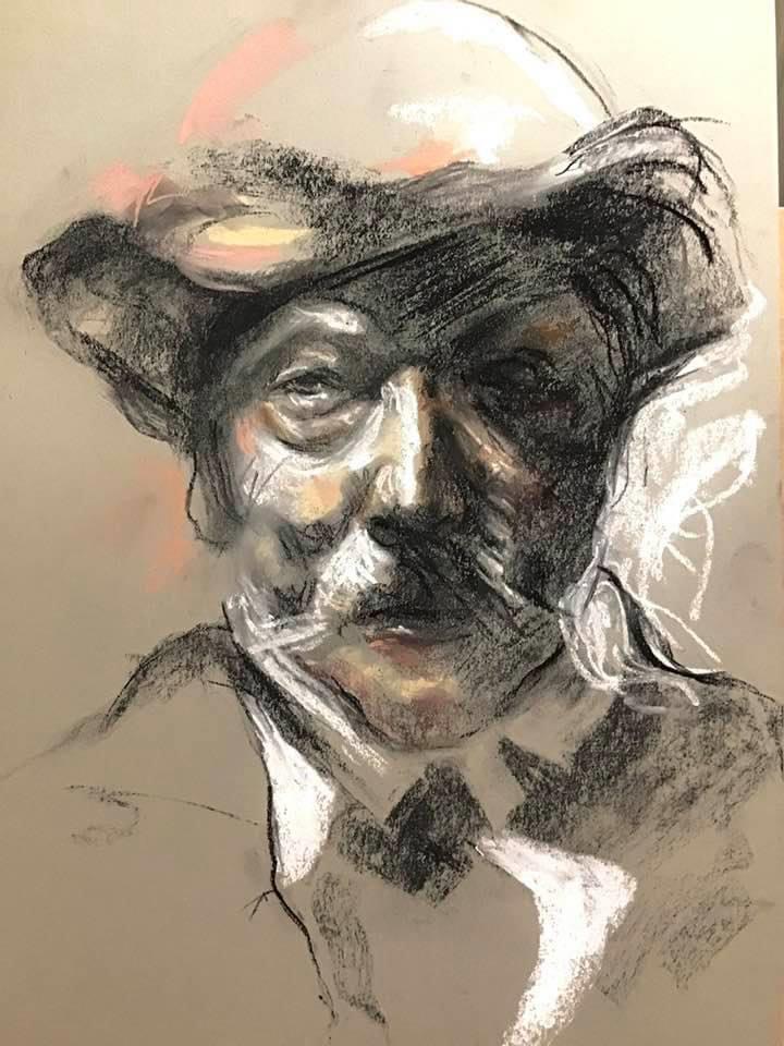 carboncino pastelli charcoal pastels klirò drawing disegno