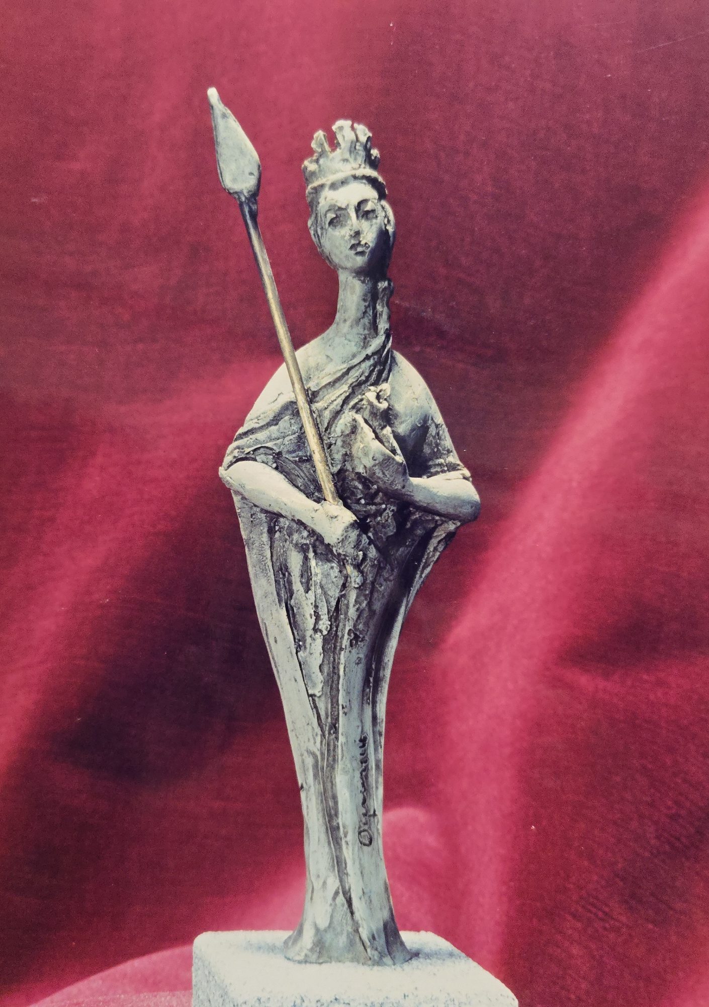 Pezzo per scacchiera Regina in bronzo di Klirò