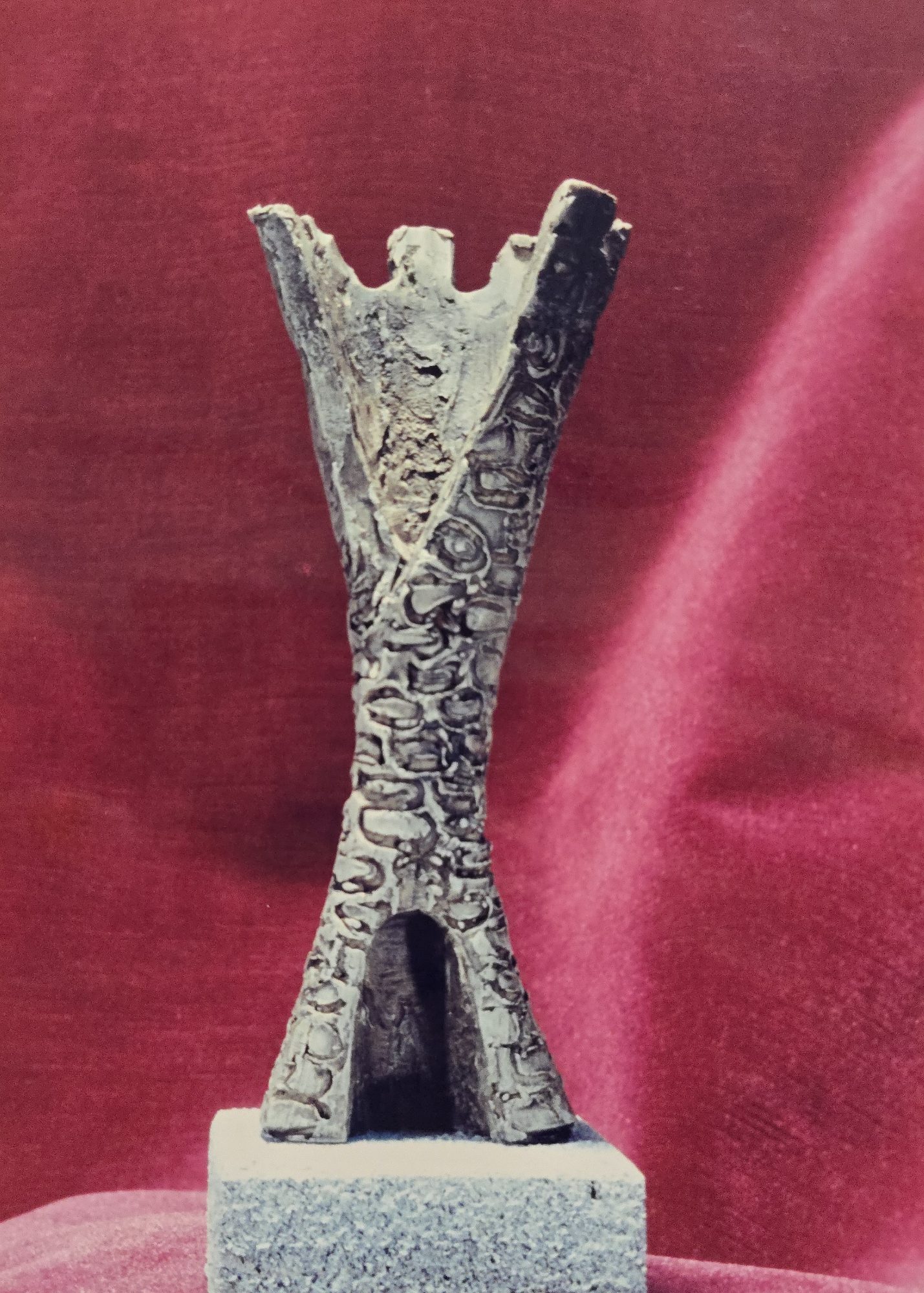 Pezzo per scacchiera Torre in bronzo di Klirò