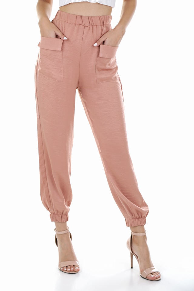 Women's Dusty Rose Utility Trousers