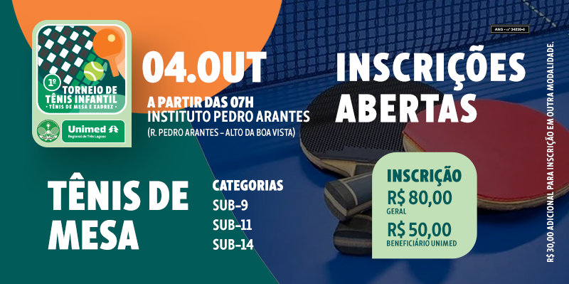 TÊNIS DE MESA (SUB-15)