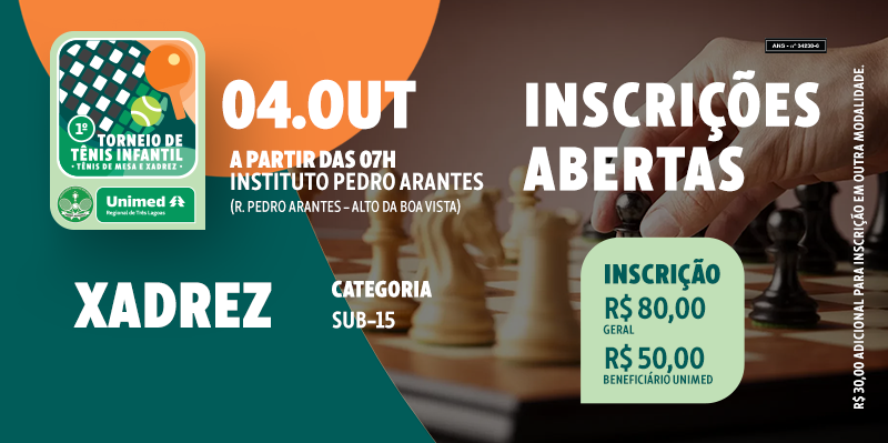 III FESTIVAL DE XADREZ BLITZ UNIMED