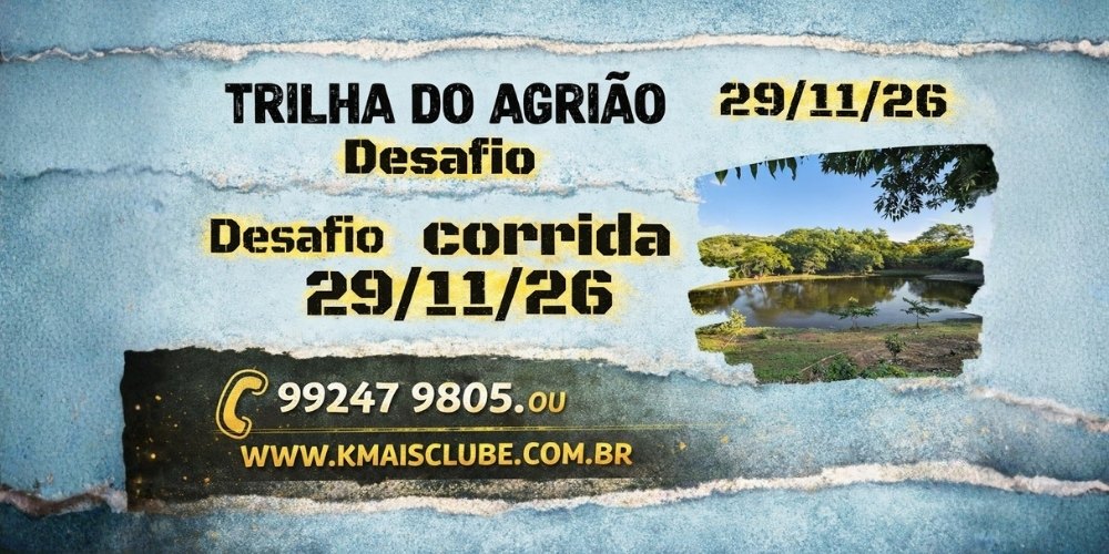 DESAFIO DE CORRIDA TRILHA DO AGRIÃO
