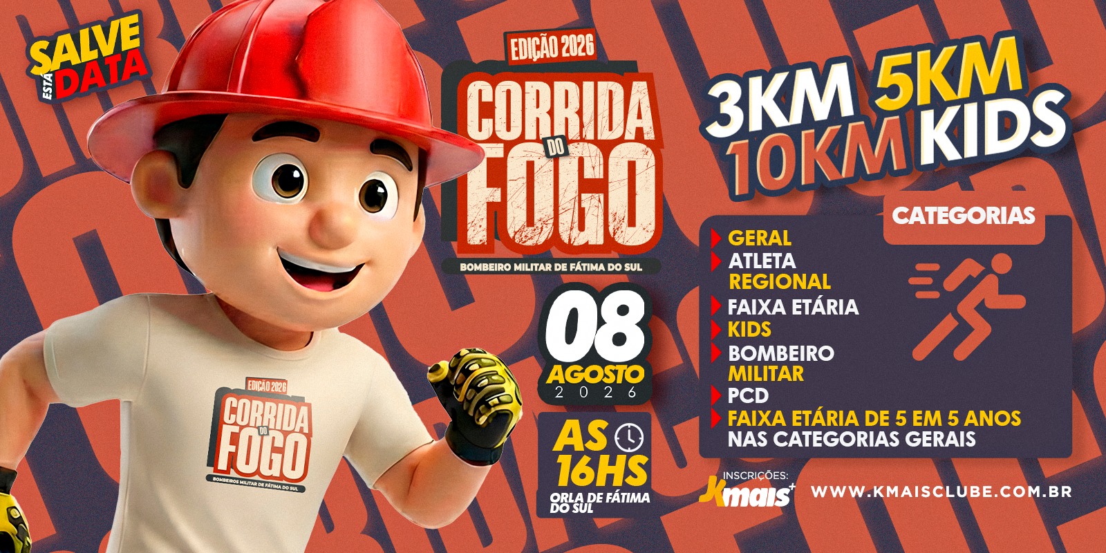 5ª CORRIDA DO FOGO – FÁTIMA DO SUL