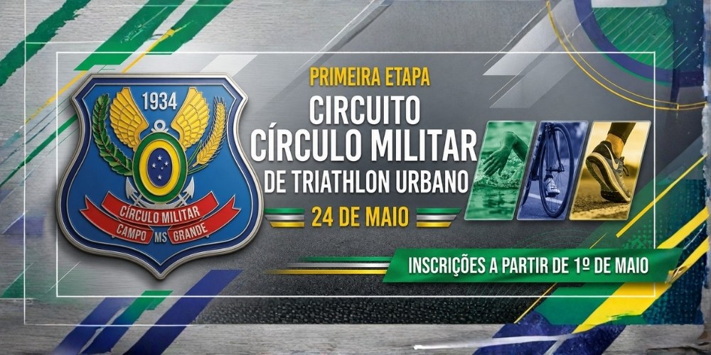 1ª ETAPA DO CIRCUITO DE TRIATHLON CAMPO GRANDE/MS 2026