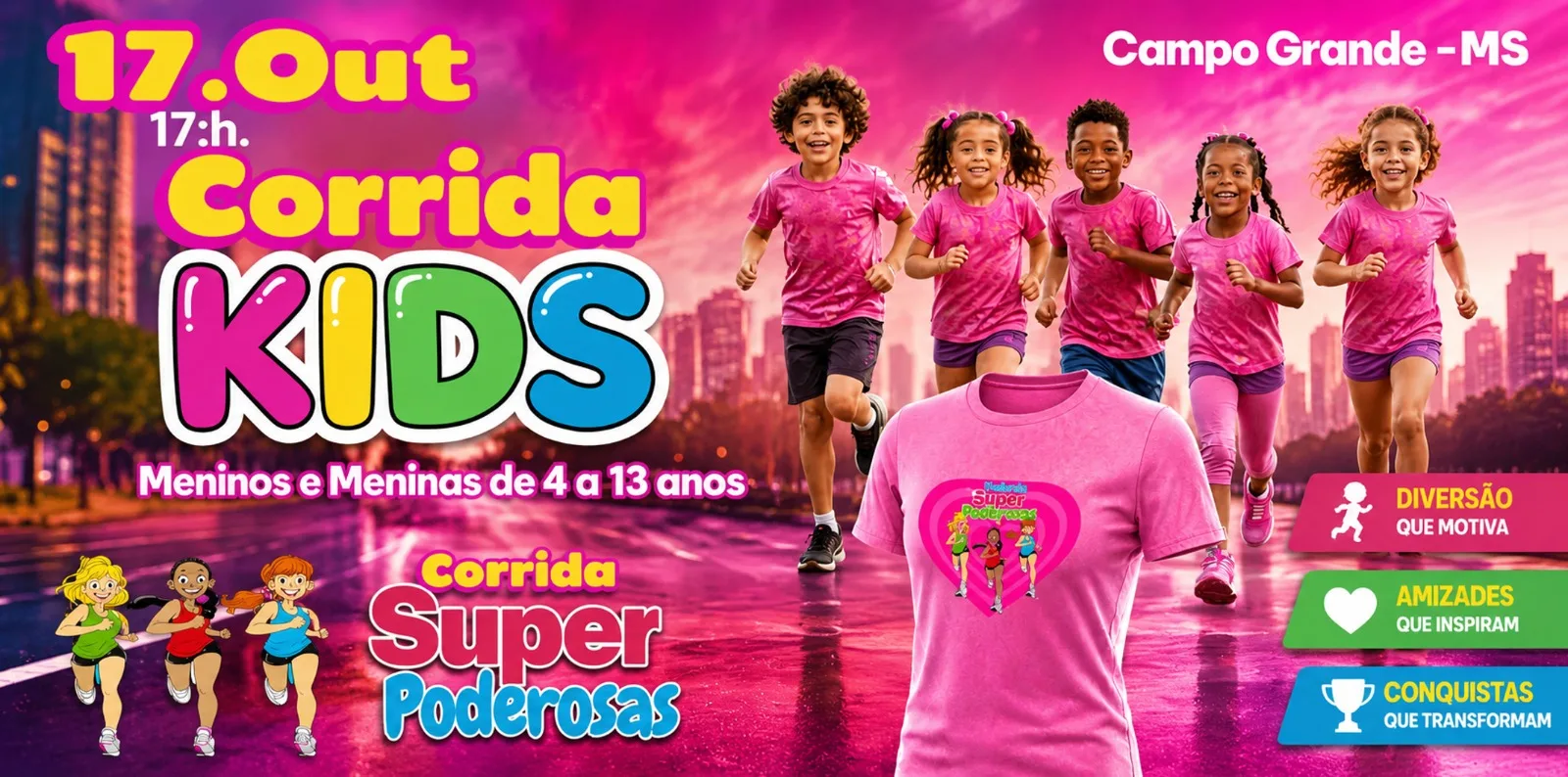 MULHERES SUPERPODEROSAS KIDS — ETAPA CAMPO GRANDE