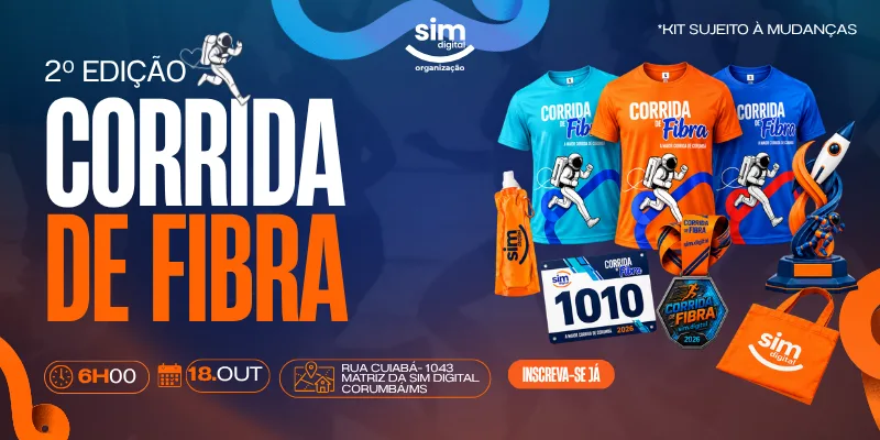 2ª CORRIDA DE FIBRA SIM DIGITAL