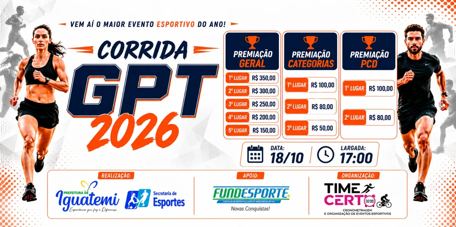 1ª CORRIDA GPT - IGUATEMI - 2026 