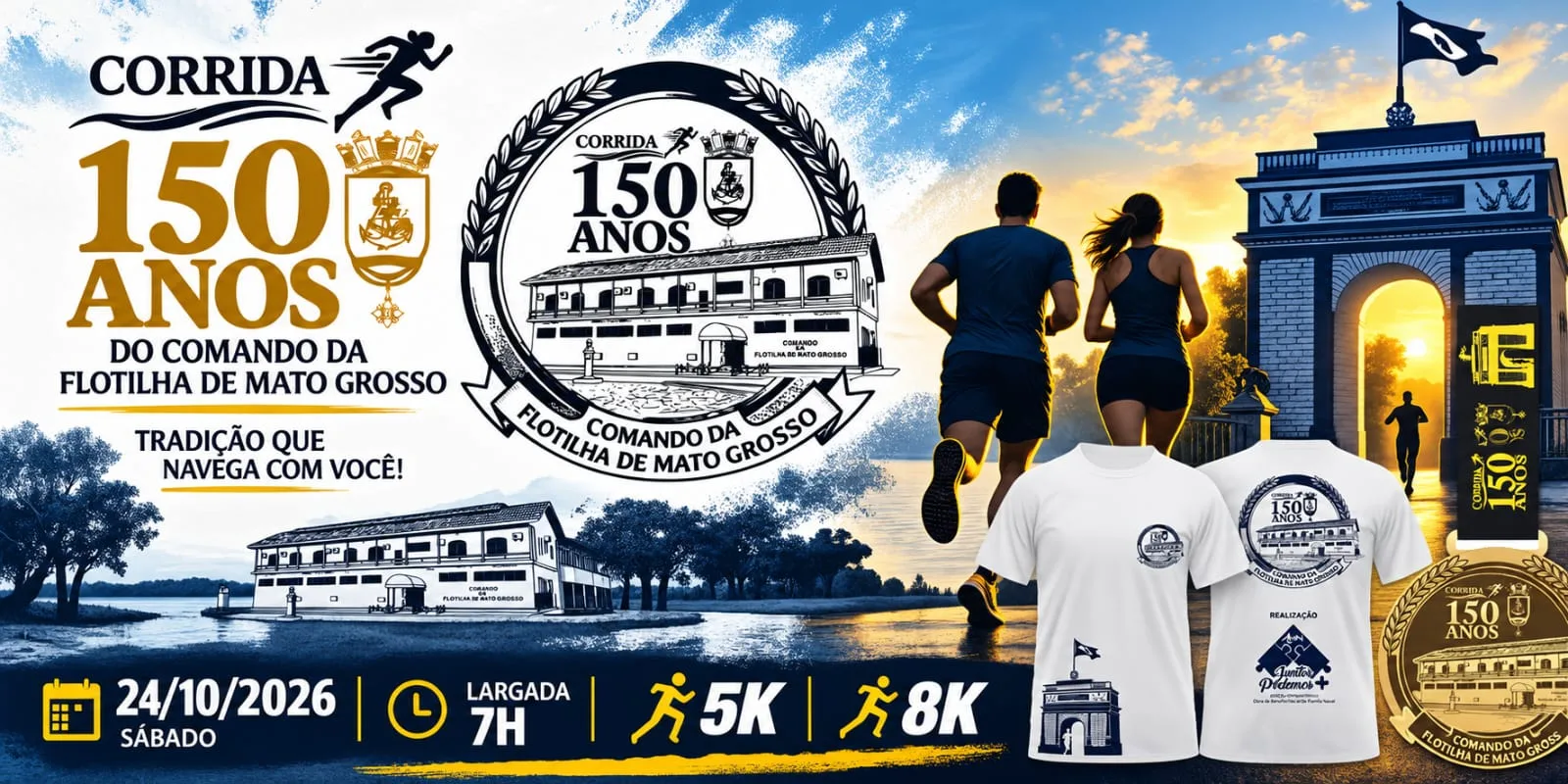 CORRIDA DE 150 ANOS DO COMANDO DA FLOTILHA DO MATO GROSSO
