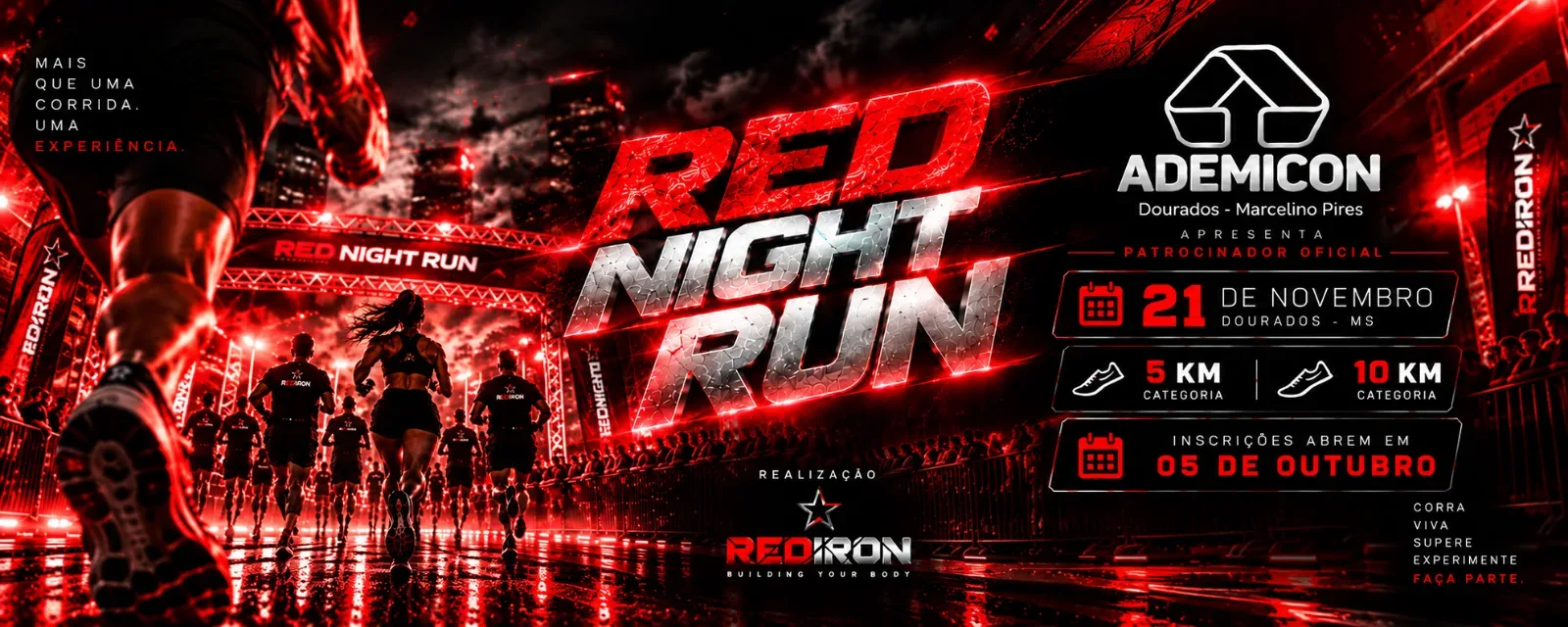 1ª Red Night Run Ademicon