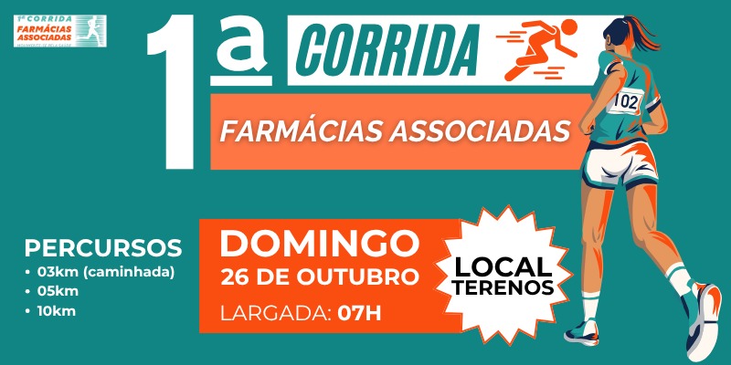 1ª CORRIDA FARMÁCIAS ASSOCIADAS – TERENOS/MS – 2025