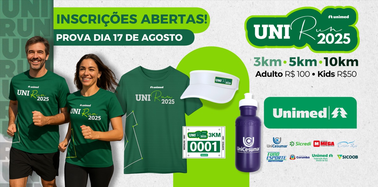 1ª UNIRUN – CORRIDA DA UNIMED CORUMBÁ – 2025