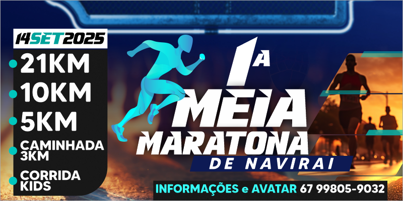 1ª MEIA MARATONA DE NAVIRAÍ