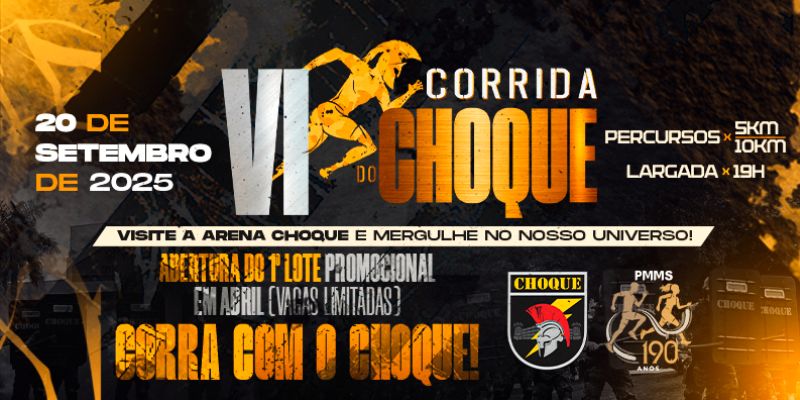 6ª CORRIDA DO BATALHÃO DE CHOQUE