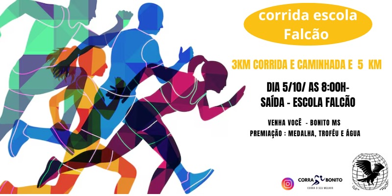 PRIMEIRA CORRIDA ESCOLA FALCÃO – Bonito/MS (2025)