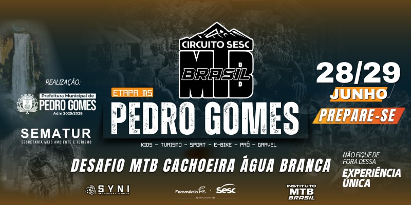 CIRCUITO MTB BRASIL – ETAPA PEDRO GOMES/MS 2025