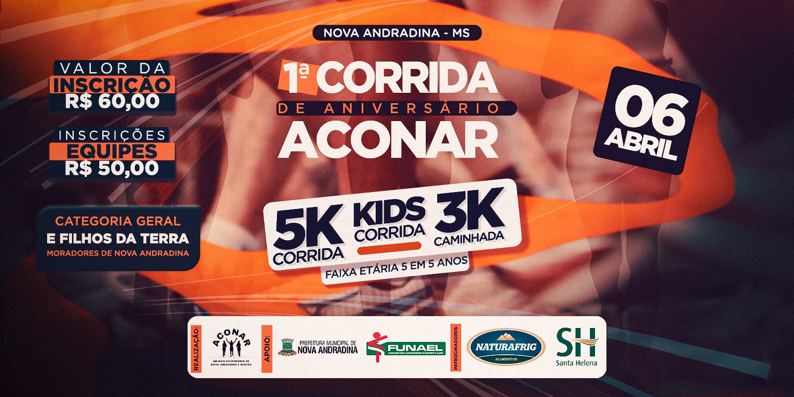 1ª CORRIDA DE ANIVERSÁRIO DA ACONAR - 2025