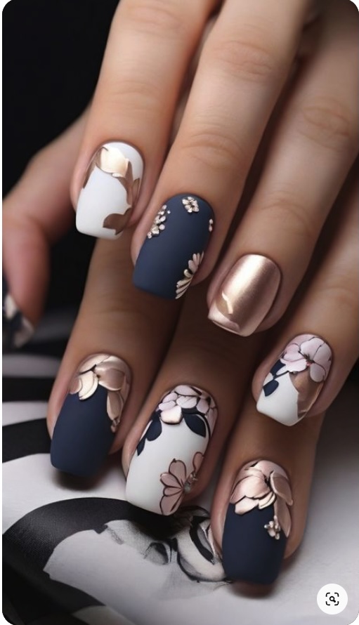 Just finished this stunning nail design! 💅 #nailart – photo 1