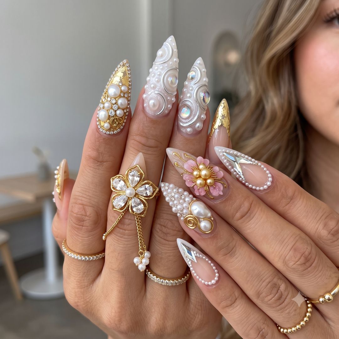 💕 What's your favorite nail shape—Almond, Coffin, Square, or Stiletto? Comment below! – photo 1