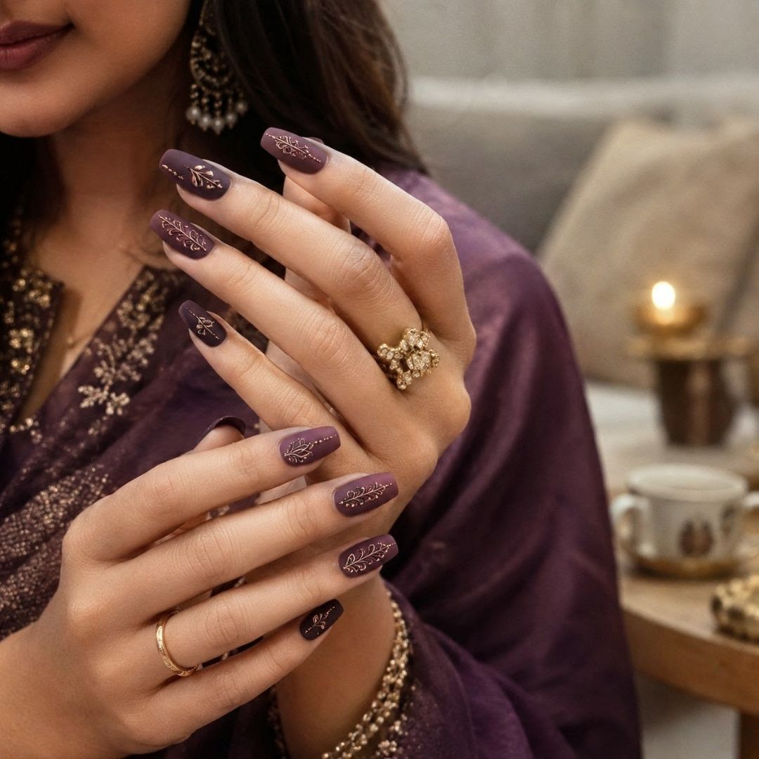 वेलवेट सॉफ्ट नेल्स। 🖤
वेलवेट मैट हर चीज़ का जवाब है।
NailMe पर अभी अपनी आर्टिस्ट खोजें।

#VelvetNails #MatteNails #NailMe – photo 1