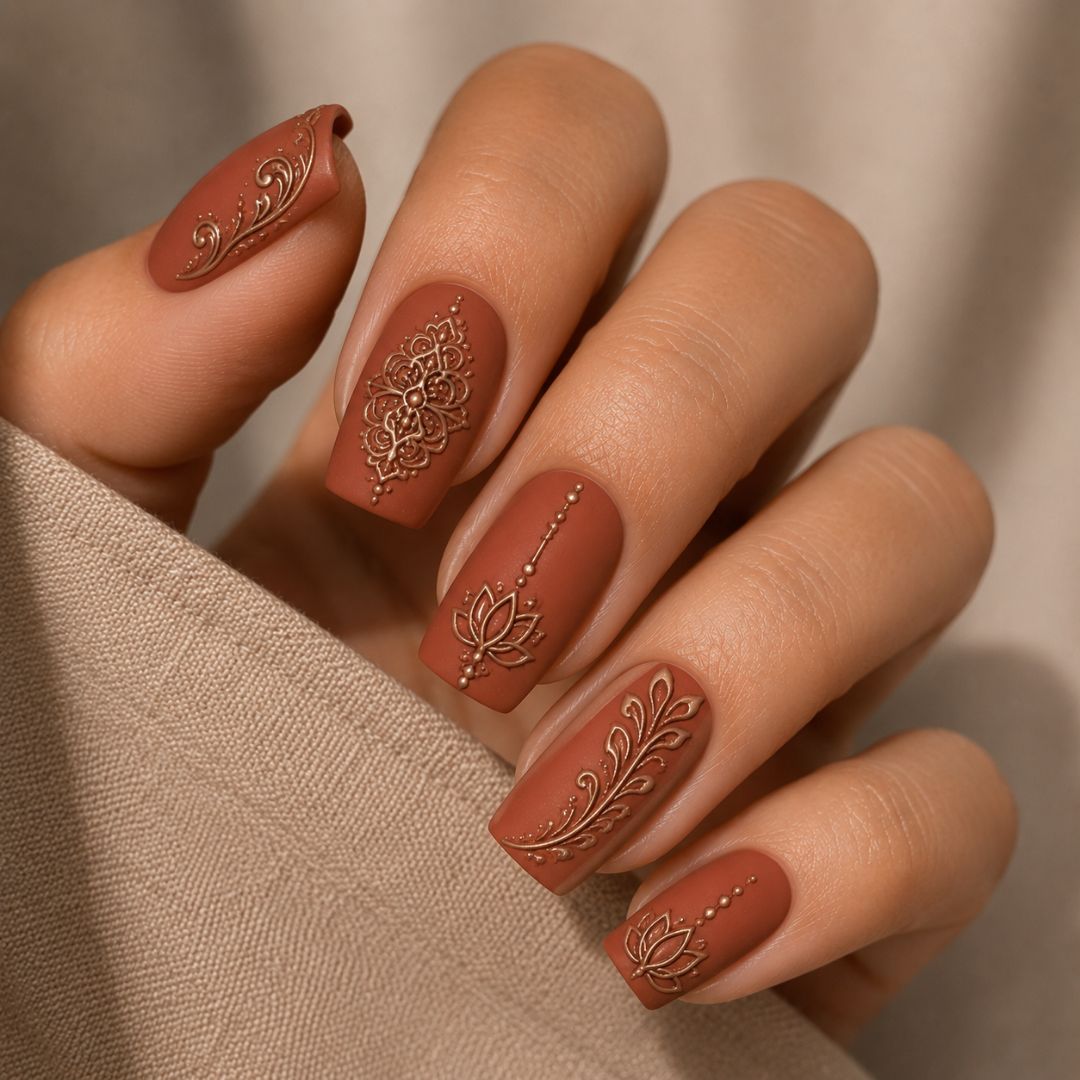 春日大地色？当然要有。🤎
这款美甲百搭 —
从休闲到商务。💼
→ NailMe.

#EarthToneNails #NailMe #SpringStyle – photo 1