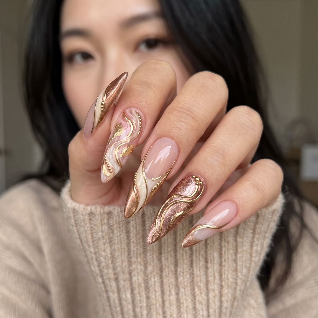 Almond Nail Designs