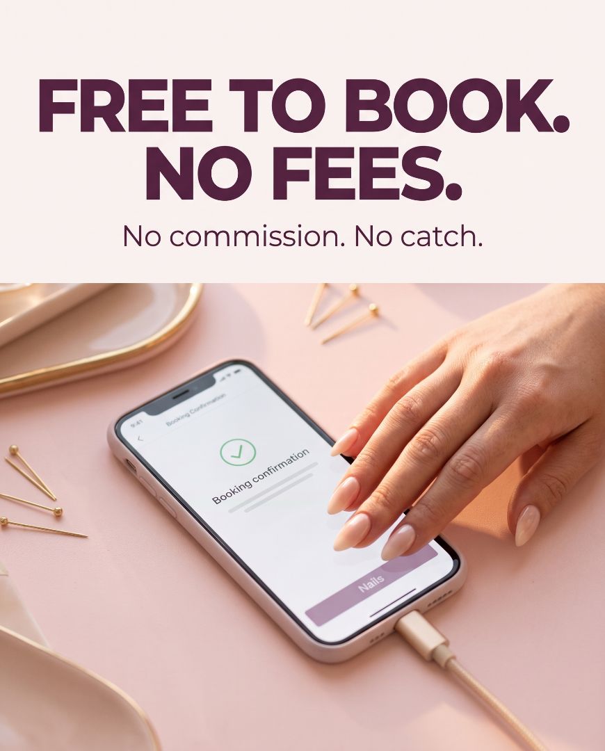 Booking that costs you nothing 💅

No booking fees. No subscription. No surprise charges. Just find your nail artist and book — completely free, every time.

#nailapp #freebooking #nailbooking #nailartist #beautyapp #nailsofinstagram #nailinspo #booknails #nailtech #nailcommunity – photo 1