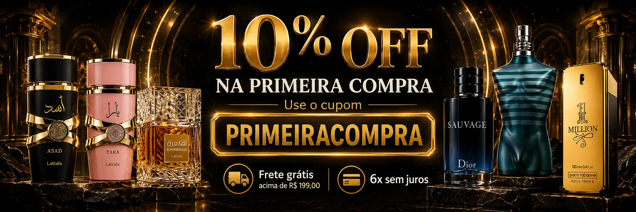 Ofertas de Perfumes Árabes e Importados