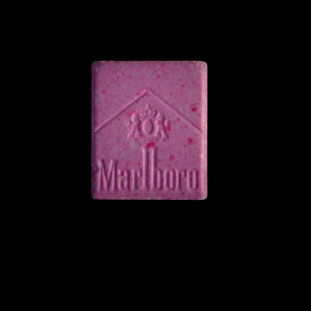 Malboro-Logo molecular scheme