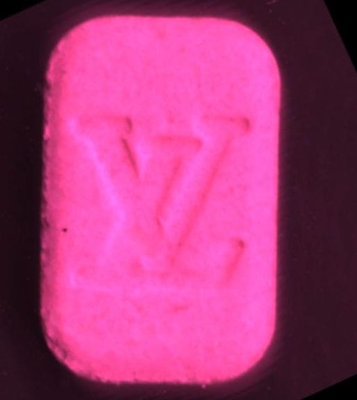 Louis Vuitton LV molecular scheme