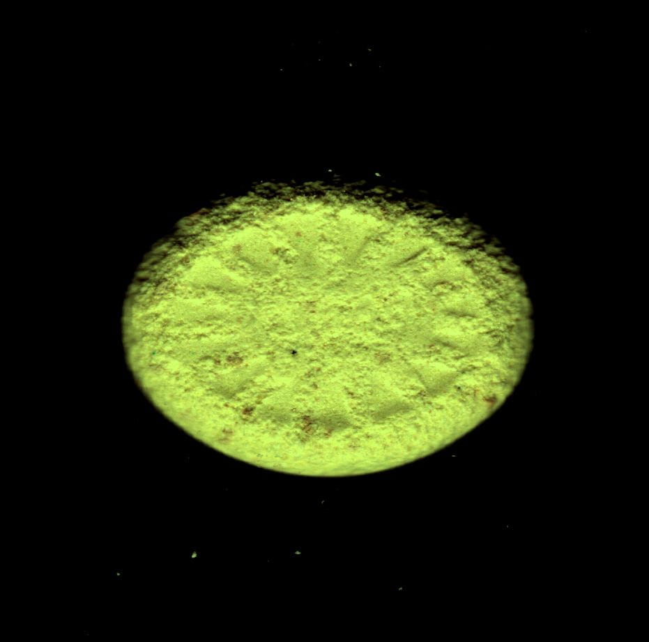 Pastilla verde molecular scheme