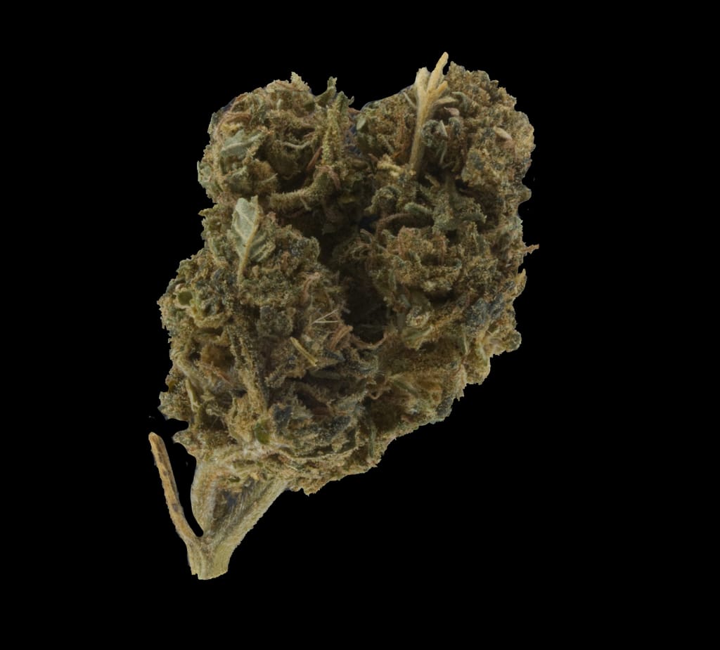 Cannabis with synthetic cannabinoid molecular scheme