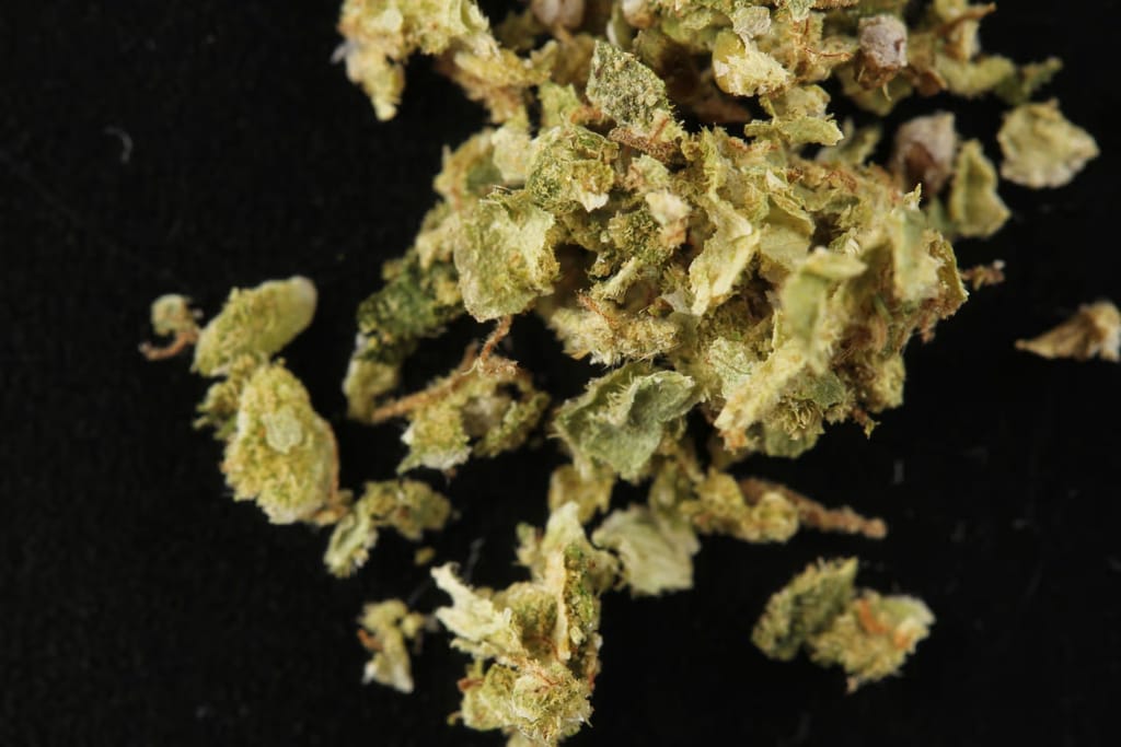 Cannabis with synthetic cannabinoids molecular scheme