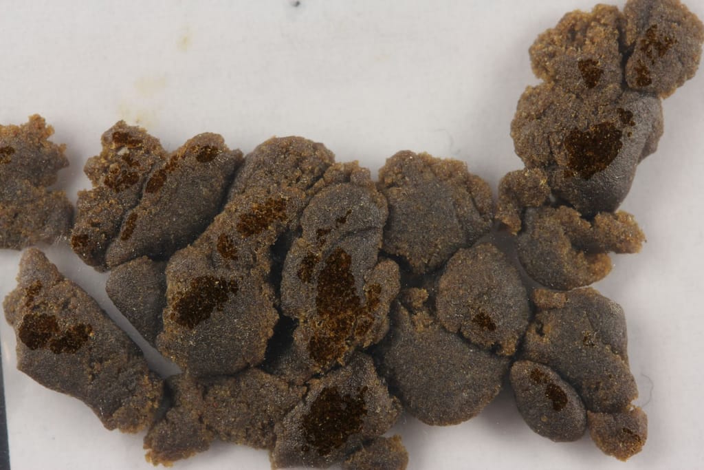 Hashish with Delta-8-THC molecular scheme