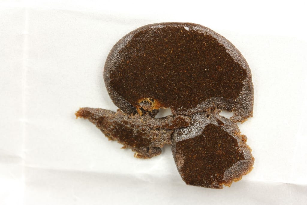 Hashish with Delta-8-THC molecular scheme