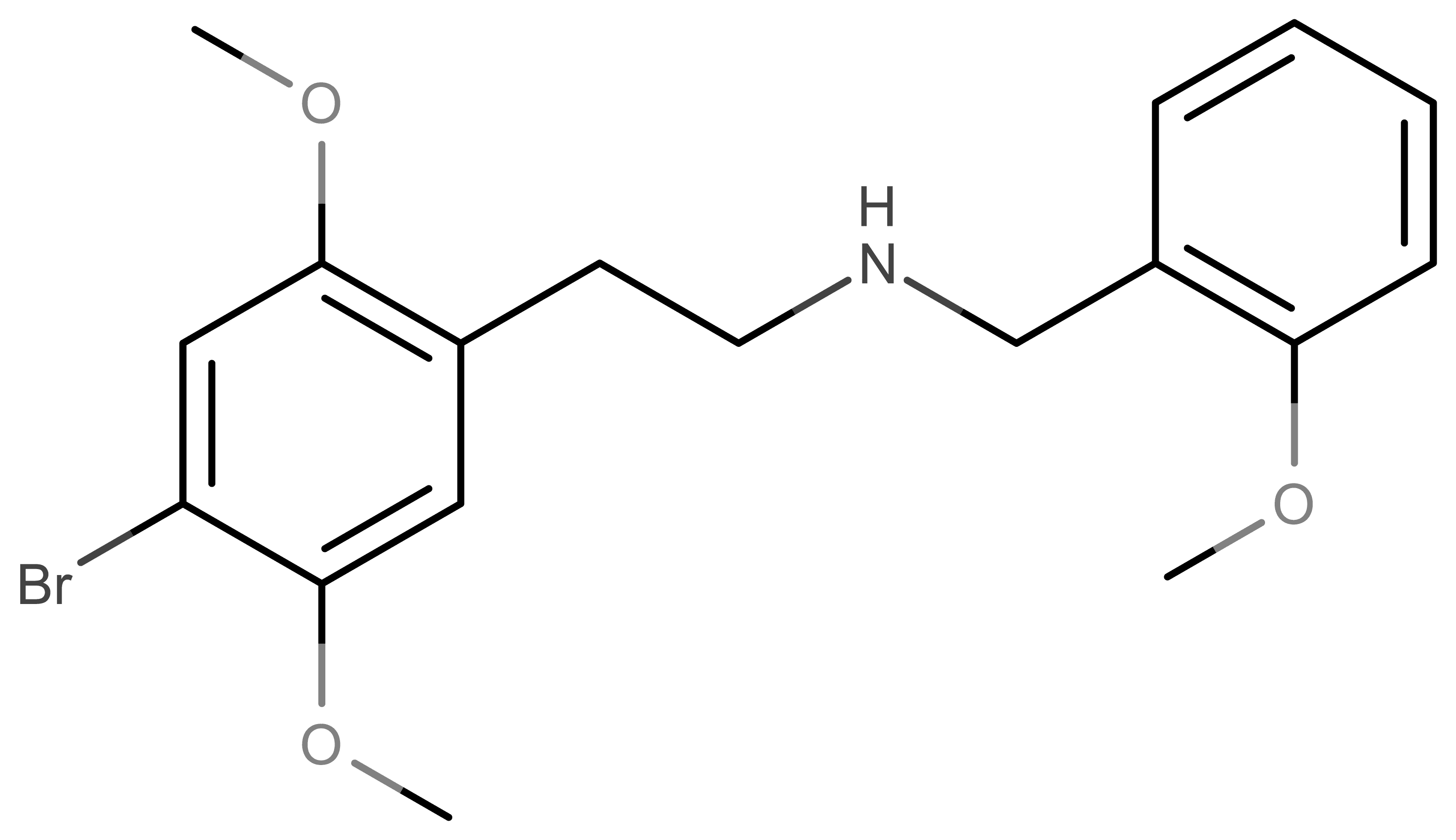 25B-NBOMe molecular scheme