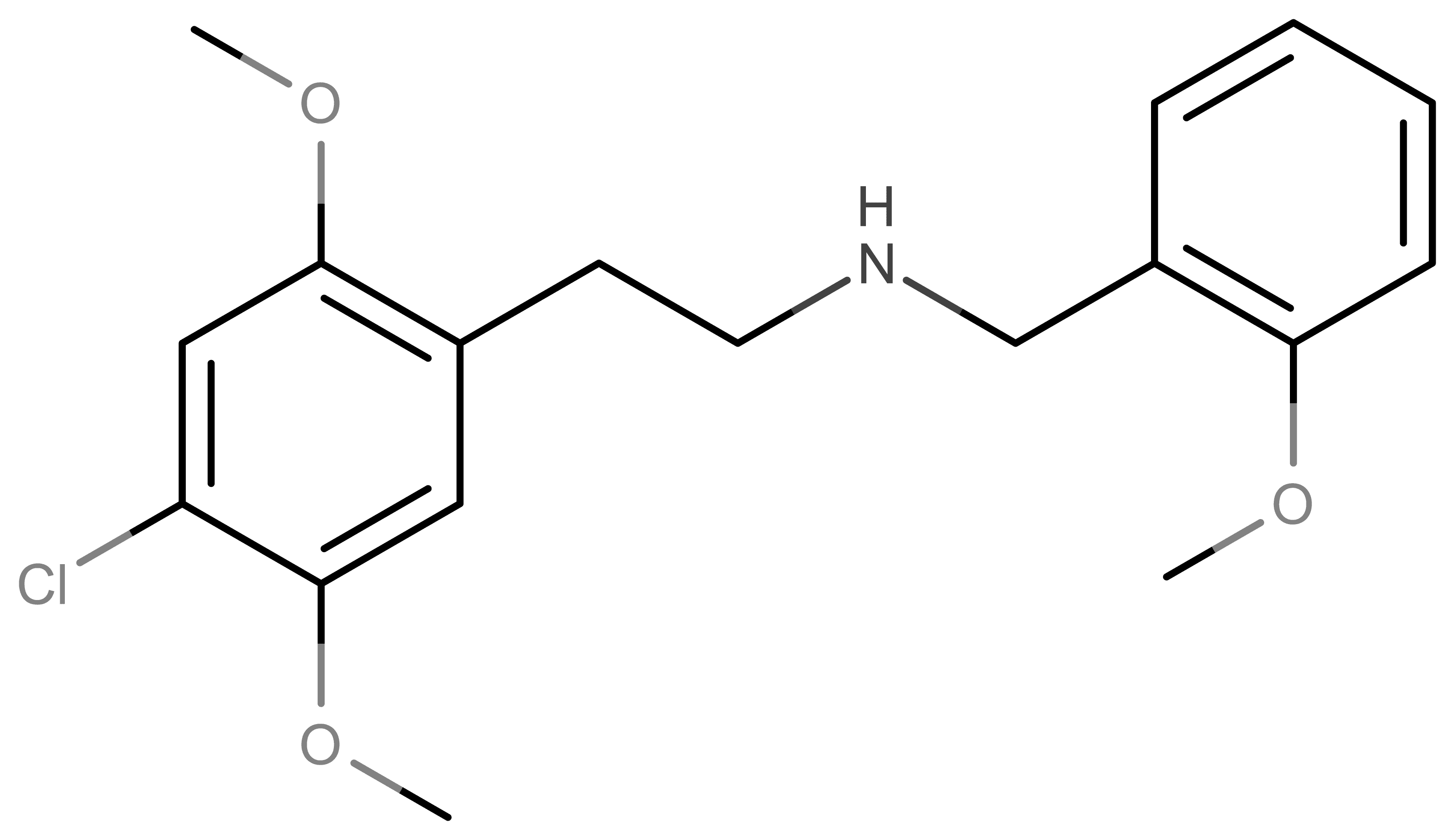25C-NBOMe molecular scheme
