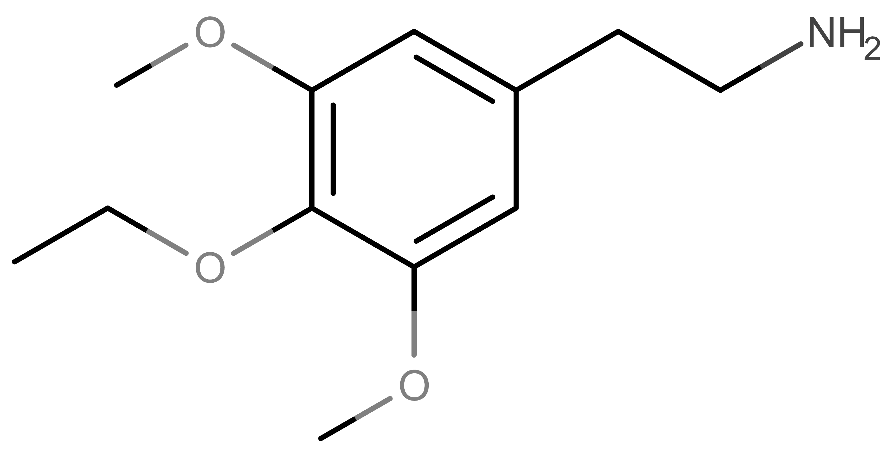 Escaline molecular scheme